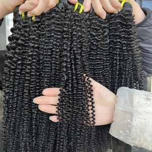 Paquetes <span class=keywords><strong>de</strong></span> tejido <span class=keywords><strong>de</strong></span> <span class=keywords><strong>cabello</strong></span> humano vietnamita crudo <span class=keywords><strong>de</strong></span> 40 pulgadas Trama <span class=keywords><strong>al</strong></span> <span class=keywords><strong>por</strong></span> <span class=keywords><strong>mayor</strong></span> 12A Extensión <span class=keywords><strong>de</strong></span> <span class=keywords><strong>cabello</strong></span> rizado <span class=keywords><strong>natural</strong></span> virgen alineado con cutícula - Product Image 2