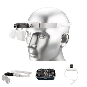 TH-9201ポータブルヘッドバンド拡大鏡まつげエクステンション用LEDライト拡大鏡付き歯科用拡大鏡 - Product Image 2