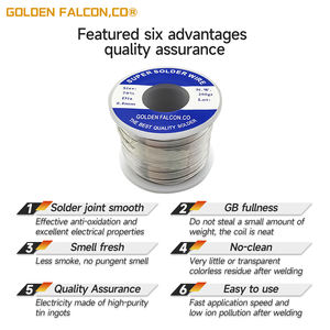 Alambre de soldadura de estaño Cable de soldadura de colofonia de núcleo activado 70/30 0,8mm Alambre de estaño 200g - Product Image 4