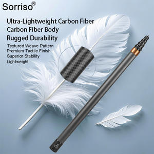 SORRISO Perche à <span class=keywords><strong>selfie</strong></span> télescopique en fibre de carbone de 3 m, invisible, extensible, monopode pour caméras d'action Osmo GoPro <span class=keywords><strong>Insta</strong></span> 360 - Product Image 3