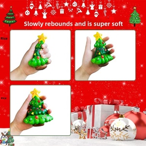 ลูกบอลโฟม PU บีบเล่นได้ รูปซานต้า มนุษย์หิมะ กวางเรนเดียร์ สำหรับคริสต์มาส ขายส่ง - Product Image 6
