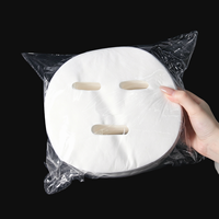 Tissu de masque facial pré-découpé en Tencel Lyocell 50 g/m² pour la production de soins cosmétiques
