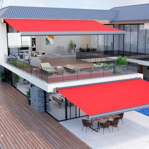 3*2m工場ベストデザイン高品質アルミ合金フレームフルカセット電気日除けバルコニーパティオ屋外車サンシェード - Product Image 4