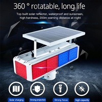 Linterna solar led de emergencia para tráfico, luz de advertencia de seguridad, Ip68