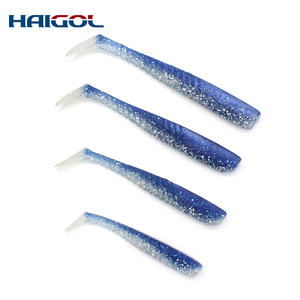 <span class=keywords><strong>Appât</strong></span> de pêche souple en plastique PVC, <span class=keywords><strong>appât</strong></span> artificiel de grande queue de pagaie - Product Image 4