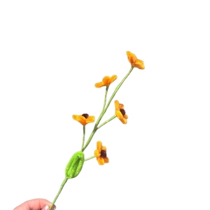 YOPIN-7697 all'ingrosso scovolini rifiniti 5 forchette Daisy fatti a mano a forma <span class=keywords><strong>di</strong></span> asta intrecciata <span class=keywords><strong>fiori</strong></span> decorazione scenario casa - Product Image 6