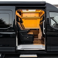 Kit complet de conversion intérieure pour Sprinter : Lit superposé, siège de capitaine électrique, armoire supérieure, éclairage LED, ensemble complet d'usine