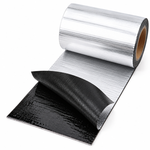 Bande d'étanchéité en <span class=keywords><strong>bitume</strong></span> modifié polymère auto-adhésive, résistante aux UV, imperméable, à application à froid, 2,0 mm, pour l'étanchéité des toitures en métal <span class=keywords><strong>ondulé</strong></span> - Product Image 1