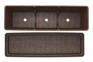 Pioneera-Macetas biodegradadas ecológicas de Fibra vegetal de 42cm, maceta de riel para balcón, caja de ventana decorativa - Product Image 5