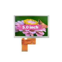 Module d'affichage LCD TFT 5,0 pouces 800RGB480 ST7265 Parallèle RGB 24 bits 18 LED blanches 600cd Écran LCM M2