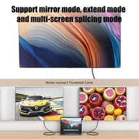 SYONG USB C a USB C Cable de carga rápida 240W PD alta velocidad 20Gbps transferencia de datos 4K60Hz USB 3,2 Monitor Cable tipo C Cable