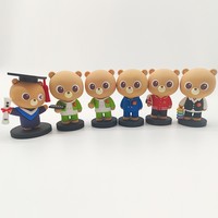 Design personnalisé PVC Cartoon Lovely Bear Toys Collection Art Figures Fabricant de jouets