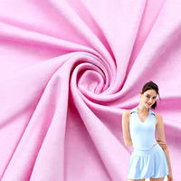 Tissu tricoté uni en gros 78% Nylon 22% Spandex 165cm 170gsm Écologique Haute Élasticité Extensible dans les quatre sens pour Robe