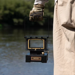 Cuisinière à kérosène en acier inoxydable légère Portable Mini cuisinière à thé émaillée en métal Style Simple brûleur de Camping en plein air pour le chauffage - Product Image 1