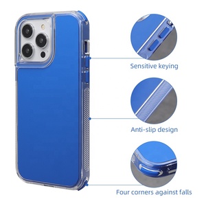 Funda de teléfono de parachoques 2 en 1 colorida personalizada para <span class=keywords><strong>Samsung</strong></span> a54 funda para Oppo Reno 7 5g para iPhone 16 15 16 13 15 funda de teléfono móvil - Product Image 1