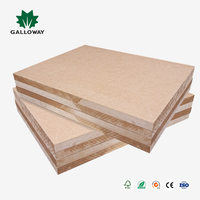Tablero MDF de 18 mm, 22 mm, 25 mm, Panel de Madera HDF, Láminas de Madera Laminada con Melamina, Panel de Fibra Blanca para Muebles
