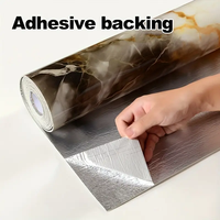 Panneaux de papier peint texturés à rayures verticales autocollants - Papier peint moderne à coller et à décoller pour la décoration de la maison