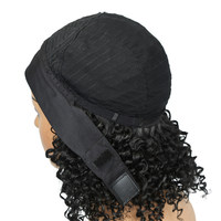 Perruques courtes synthétiques bouclées et volumineuses pour femmes noires, perruques à bandeau sans colle, perruques synthétiques en fibre future