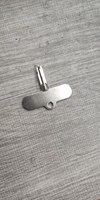 Clé en zinc pour vanne de radiateur de ventilation avec finition nickelée pour cuisine et salle de bain