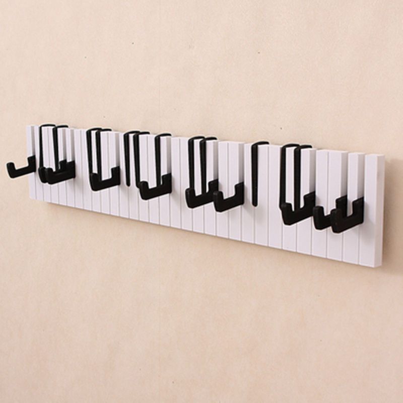22 hooks, black, 80cm