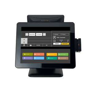 Tất Cả Nhôm Vỏ 15 Inch Durable Màn Hình Cảm Ứng Đ<span class=keywords><strong>i</strong></span>ện Tử Tất Cả Trong Một Đ<span class=keywords><strong>i</strong></span>ểm Của Hệ Thống Bán Hàng Pos Pc Terminal Vớ<span class=keywords><strong>i</strong></span> Máy In - Product Image 1