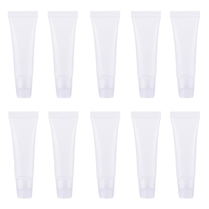 Tubo de Plástico Personalizado Mate Mini de 5ml 10ml 15ml 30ml con Cabezal de Silicona para Crema Cosmética de Lujo, Bomba para Lápiz Labial y Crema para Ojos - Product Image 1