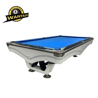 Bar à Offre Spéciale Sports Club Utilisation commerciale Lit en ardoise en bois massif Table de billard de style américain à 9 balles avec prix d'usine