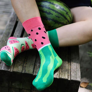 Calcetines Vintage informales para hombre y mujer, calcetín Vintage, nórdico, personalizado, dibujos animados, fruta, Animal, AB, novedad - Product Image 5