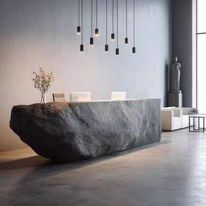 Luxury White Fiberglass <b>Reception</b> <b>Desk</b> With LED Light Customizable Office Beauty <b>Salon</b> Spa Front <b>Desk</b> Furniture - Product Image 3