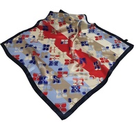 Créez votre propre foulard carré en soie personnalisé, 100% soie pour femmes