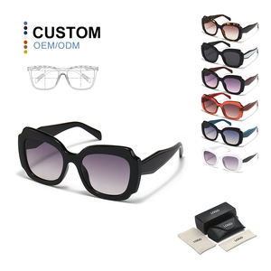 2025แว่นตากันแดดวงกลมแฟชั่นใหม่สำหรับผู้ชายและผู้หญิงปรับแต่งโลโก้ได้ตามต้องการ - Product Image 1