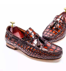 Mocasines Goodyear de alta calidad, talla 41, <span class=keywords><strong>zapatos</strong></span> elegantes de piel de cocodrilo, <span class=keywords><strong>zapatos</strong></span> oficiales para hombre, mocasines, <span class=keywords><strong>zapatos</strong></span> de cuero de cocodrilo para hombre - Product Image 2