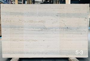 แผ่นหินหินอ่อนหินอ่อน Travertin หินอ่อนสีเทาธรรมชาติ - Product Image 2