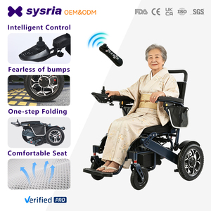 Silla <span class=keywords><strong>de</strong></span> Ruedas Eléctrica Ligera Todoterreno, Portátil, Ergonómica, con Batería y Motor para Adultos y Personas <span class=keywords><strong>Mayores</strong></span>, Plegable - Product Image 1