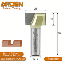 Fraise à bois en alliage tungstène-cobalt Yading (Taïwan) pour gravure et fraisage conventionnel, revêtement Teflon HRC60, OEM, pour gravure/finition 3