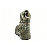 Bottes tactiques Oxford vert camouflage à lacets, prix d'usine, semelle antidérapante PU+caoutchouc, bottes de désert pour hommes, doublure en maille sandwich