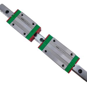 EBM HGR30 Riel Guía Lineal CNC de Acero Cromado de Alta Precisión y Bajo Precio con Bloque de Flanque Cuadrado Negro Verde-Rojo y Rodamiento de Motor - Product Image 4