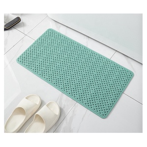 Tapis de douche antidérapant en PVC ou plastique écologique pour salle de bain, avec ventouses puissantes, séchage rapide - Product Image 5