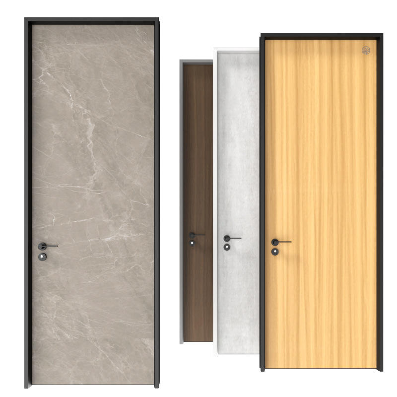 Ecological wooden door (with regular hardware)