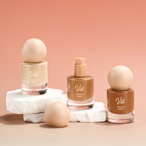 Nouveau design, logo personnalisé, fond de teint liquide pour le maquillage complet, boîtes d'impression, cosmétiques populaires pour femmes - Product Image 1