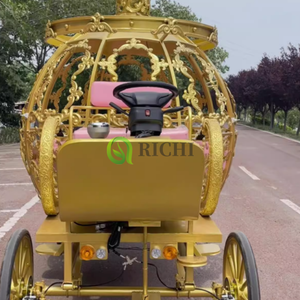 รถม้ารอยัลฮอเรลล่าสำหรับเด็กผู้หญิงรถม้าวาดลายม้า - Product Image 5