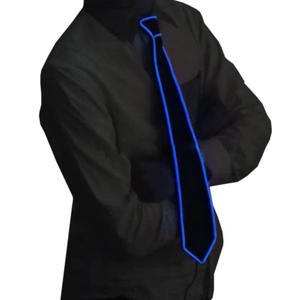 Envío rápido de la gota Hombres a todo color informal divertido iluminar <span class=keywords><strong>corbatas</strong></span> fiesta mostrar Decoración - Product Image 6