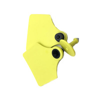 Étiquette d'oreille électronique intelligente pour bétail, en TPU, avec gravure laser Numbee, RFID UHF, pour animaux d'élevage