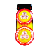 Lampe de signalisation haute visibilité éclairage de construction d'aéroport cône de sécurité routière panneau solaire voyant d'avertissement de piste