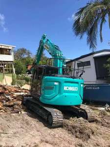 Kobelco มือสอง SK135SR ไฮดรอลิกตีนตะขาบรถขุดไฮดรอลิก Hino เครื่องยนต์แกนมอเตอร์กระปุกเกียร์90% ปั๊มสภาพใหม่2019รุ่น3.8 - Product Image 2
