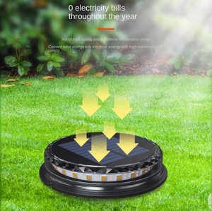 ไฟพลังงานแสงอาทิตย์สำหรับสวนกลางแจ้งไฟสนามหญ้าพลังงานแสงอาทิตย์ LED - Product Image 6