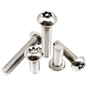 High Precision Zinc Plated Steel DIN Metric/Inch Pan Head Torx or Socket Pin Anti Vandal Security Bolt <b>Screw</b> - Product Image 1