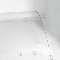 Verre trempé transparent 3mm 5mm 7mm 9mm Hot Bend Fournisseur pour aquariums, tables, murs rideaux architecturaux, etc.