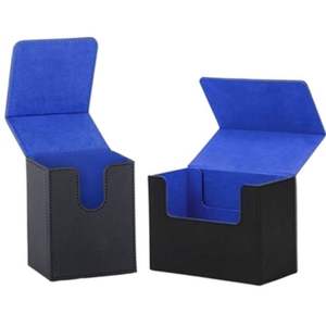 Jeu de cartes de stockage personnalisé Yugioh Trading Top Loader Premium PU Protective Tarot Anime <span class=keywords><strong>Yu</strong></span> <span class=keywords><strong>GI</strong></span> <span class=keywords><strong>Oh</strong></span> Cuirs avec boîte - Product Image 2