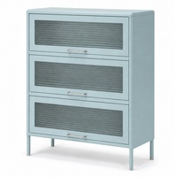 Meuble de rangement en acier moderne BETTER, design original, trois niveaux, pour salle à manger